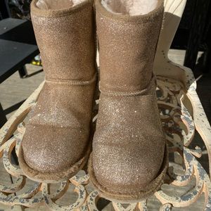 Gold Glitter UGGS size 13